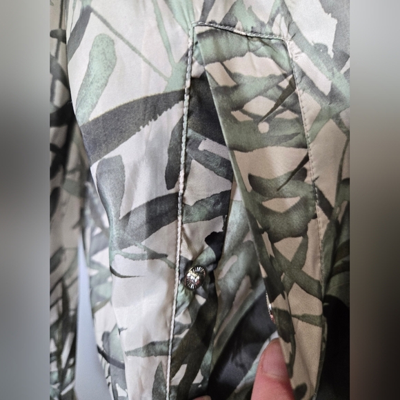 Massimo Dutti Lightweight Palm Fronds Jacket. Size Medium - Picture 5 of 15